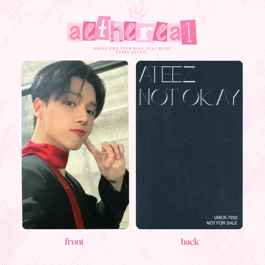 Ateez - Not okay photocard