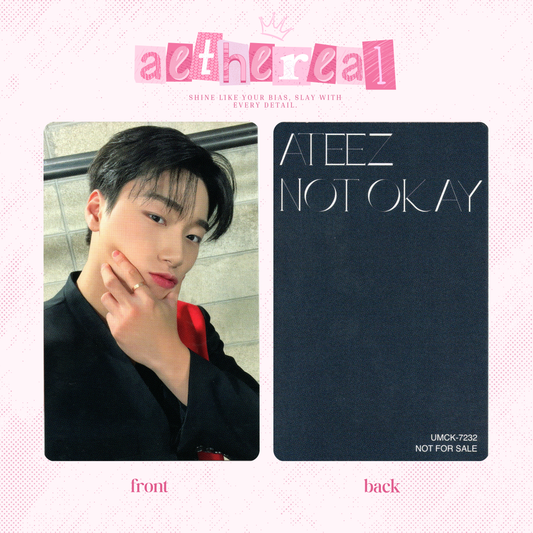 Ateez - Not okay photocard