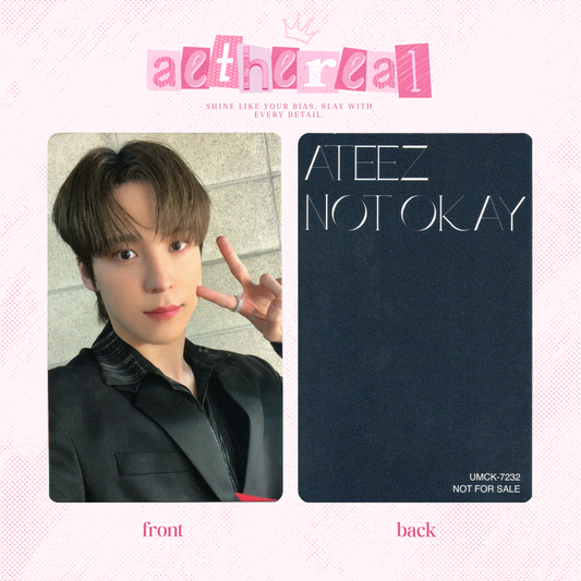 Ateez - Not okay photocard