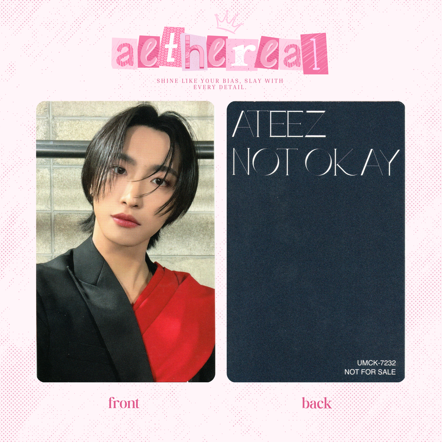 Ateez - Not okay photocard