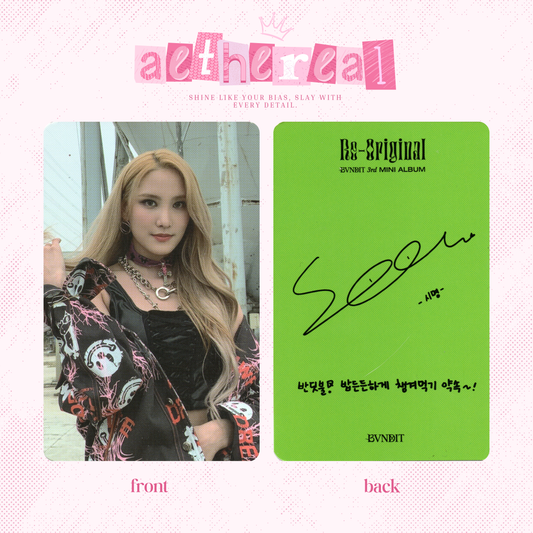 Bvndit - Re-original photocard