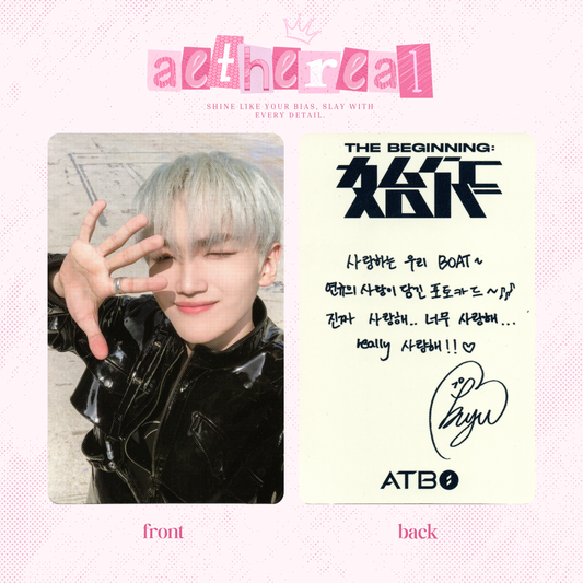 ATBO - The beginning : 始作 photocard