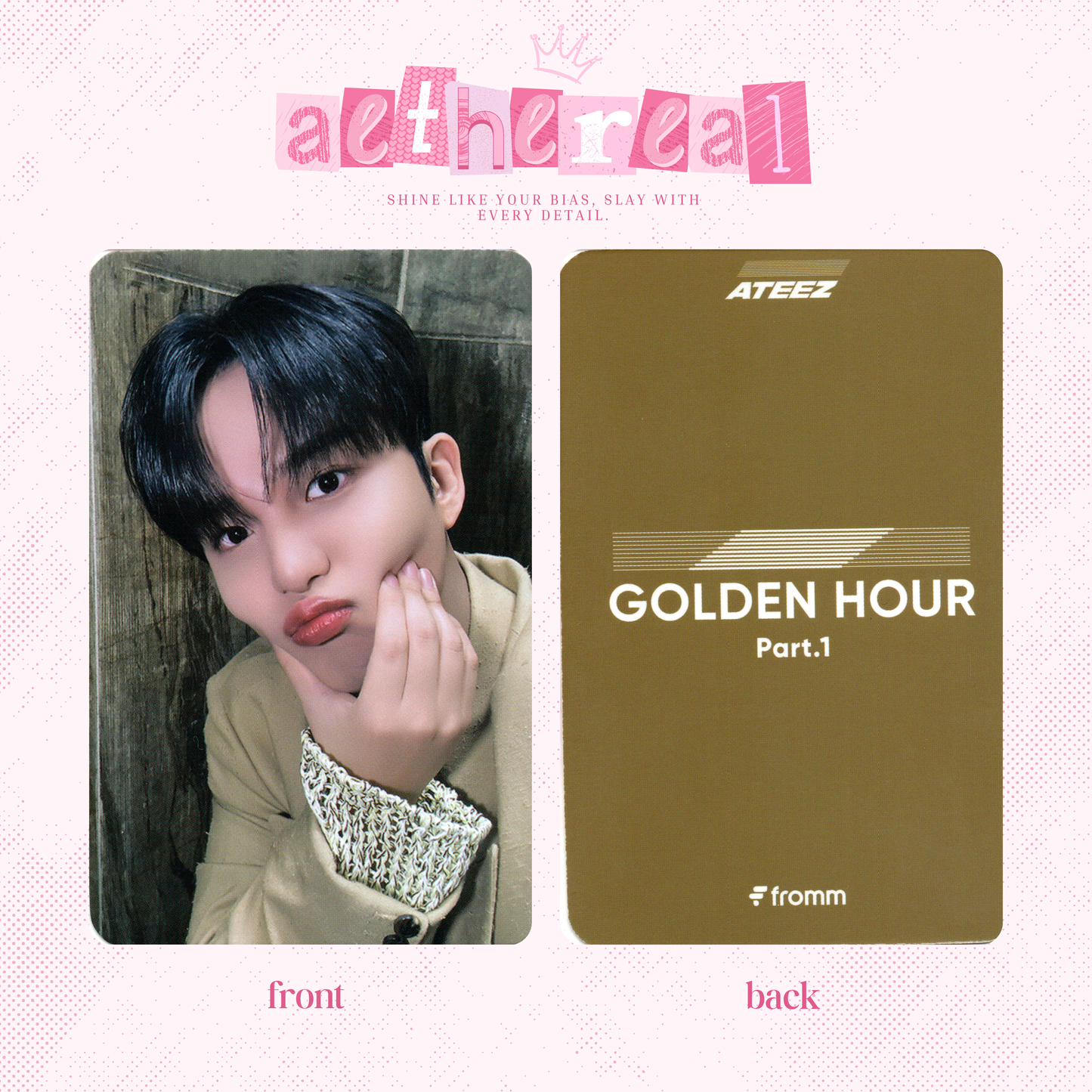 Ateez - Golden hour part 1 photocard