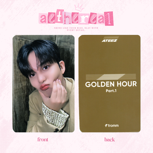 Ateez - Golden hour part 1 photocard