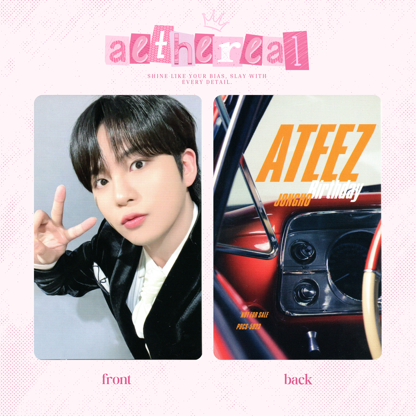 Ateez - Birthday photocard