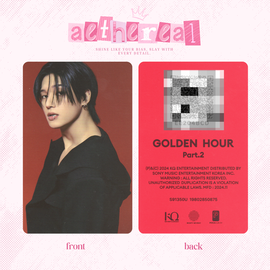 Ateez - Golden hour part 2 photocard