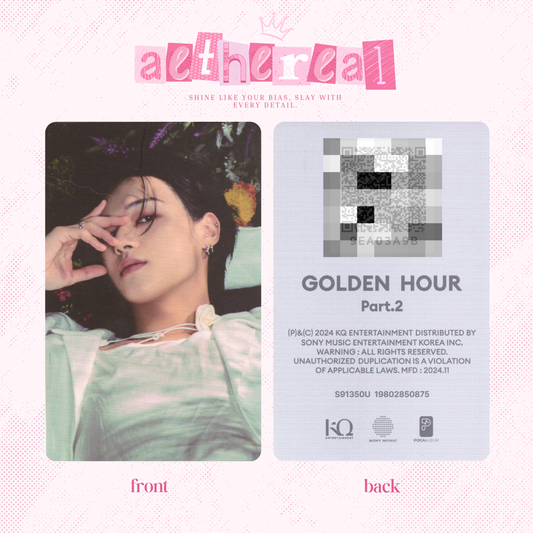 Ateez - Golden hour part 2 photocard