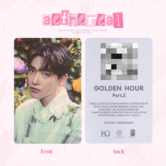 Ateez - Golden hour part 2 photocard
