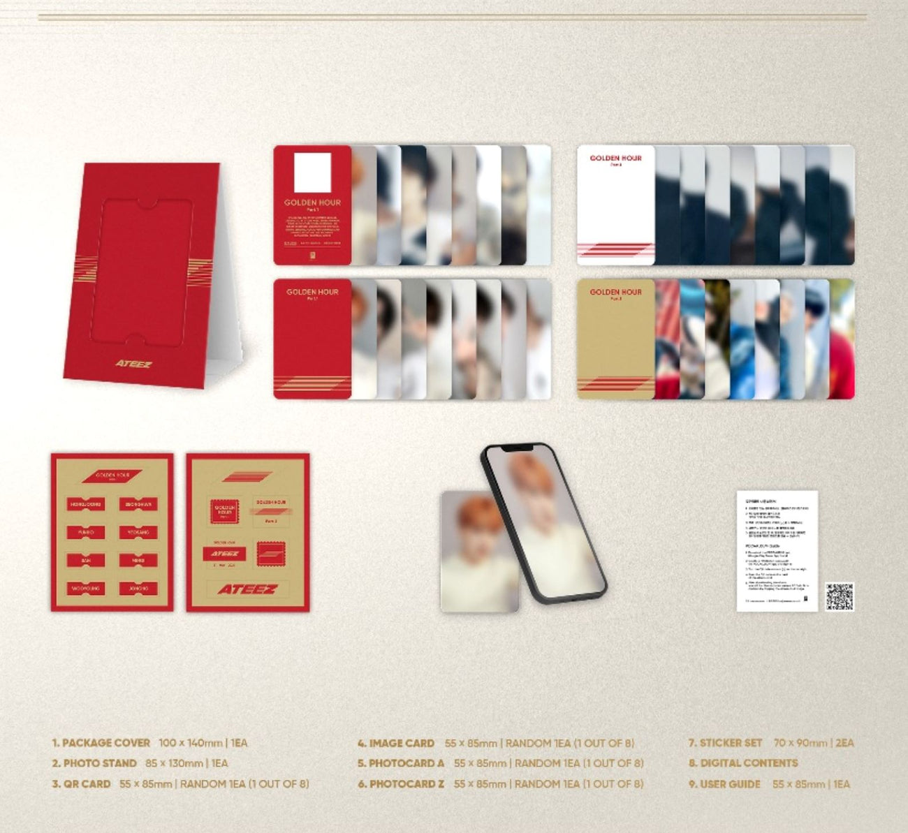 ATEEZ - GOLDEN HOUR: PART 1 poca album