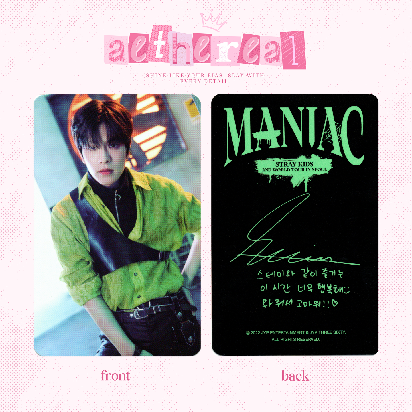 Stray kids - Maniac photocard