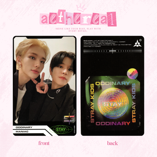 Stray kids - Oddinary photocard